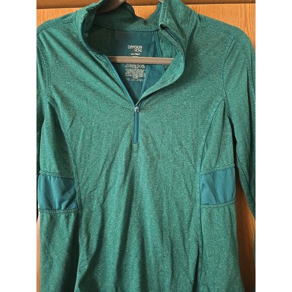 Women's Danskin Now Green Semi-fitted Long Sleeve Pullover Size Medium - Picture 6 of 6